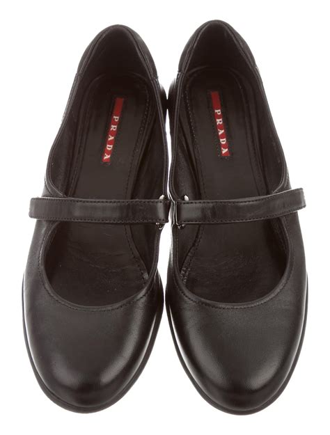 prada heeled mary janes|Prada mary jane flats.